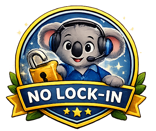 No Lock-in Contract